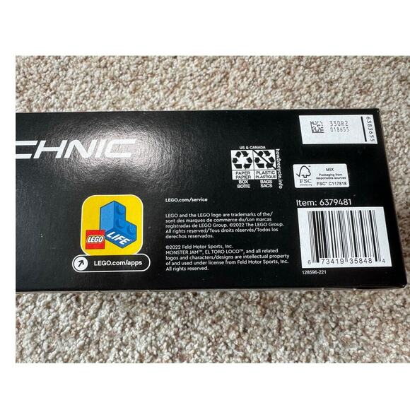 LEGO Technic Monster Jam El Toro Loco (42135); 247 Pcs; NEW in BOX! Ages 7+ - Picture 5 of 6